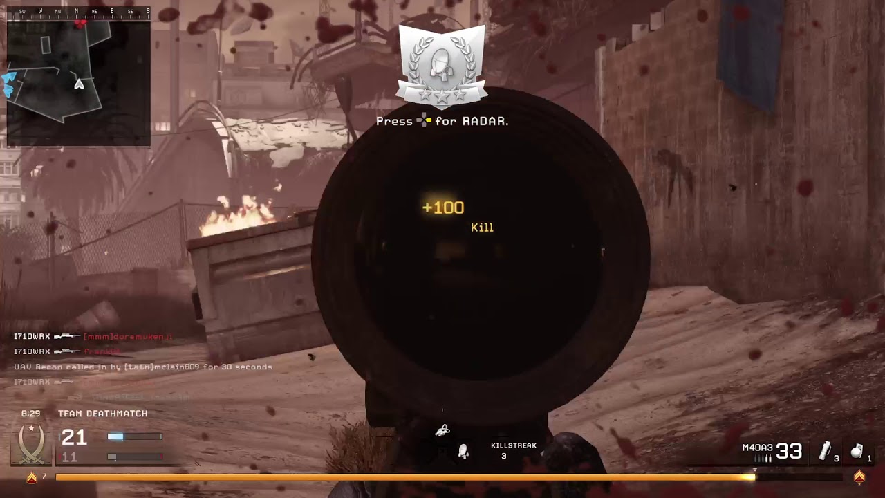 MWR - Kill Feed.