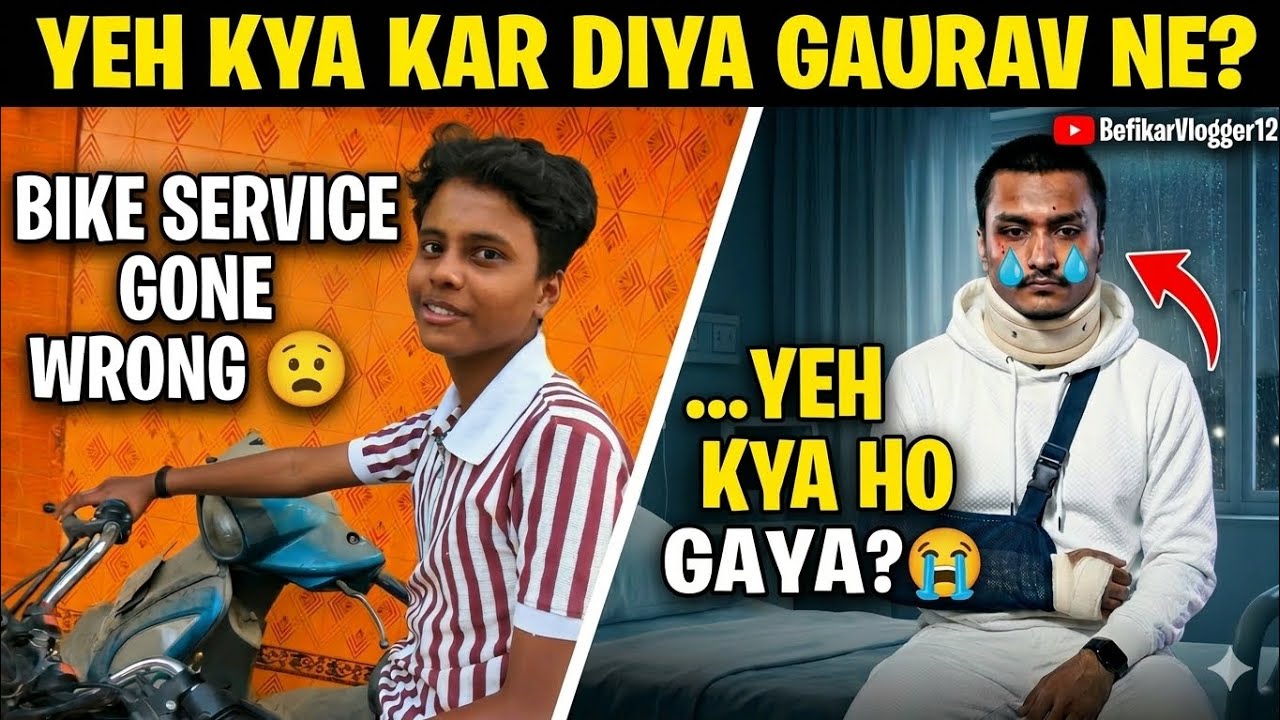 YEH KYA KAR DIYA GAURAV NE? 😭 | Bike Service Gone Wrong