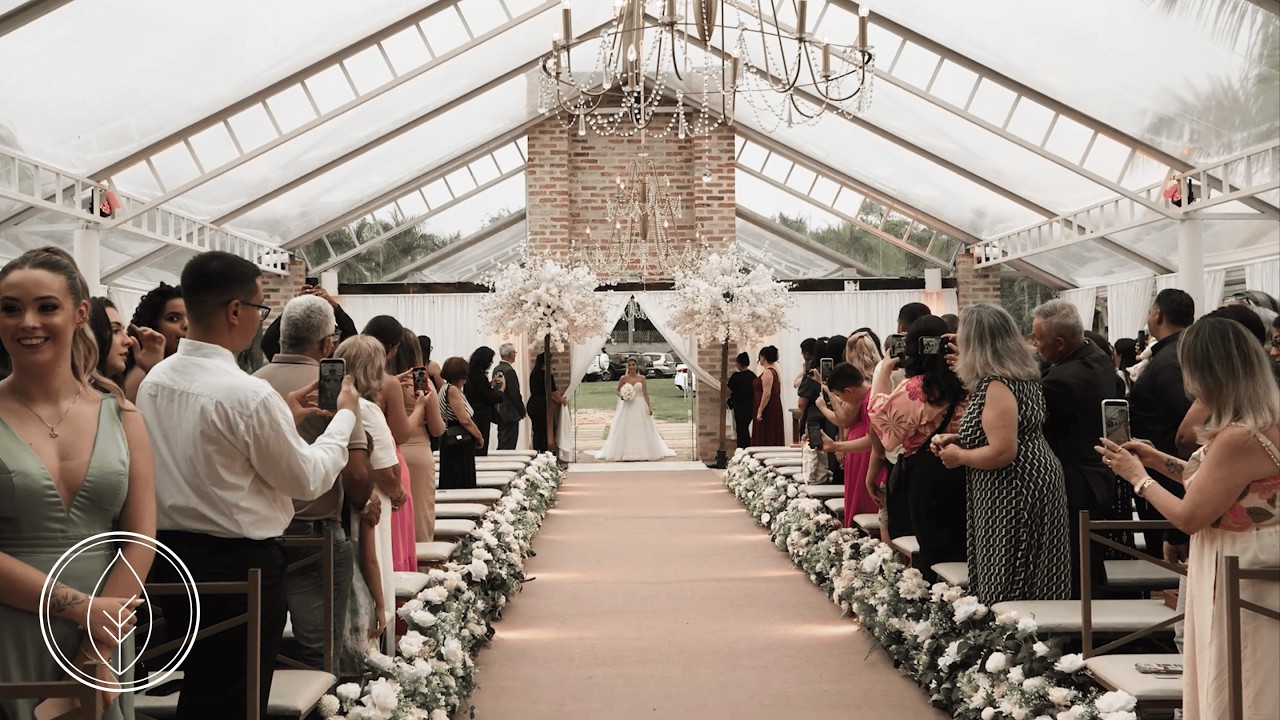 Casamento em capela no Amadeus Cristal Palace em Taubaté/SP - Integra Quezia & Gustavo - Ribas Films