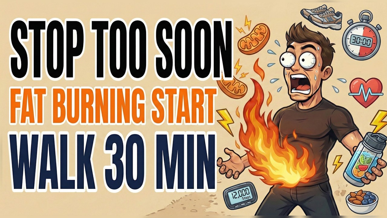 Why You Should Never Stop Walking Before 30 Minutes (Fat Cells Explained)