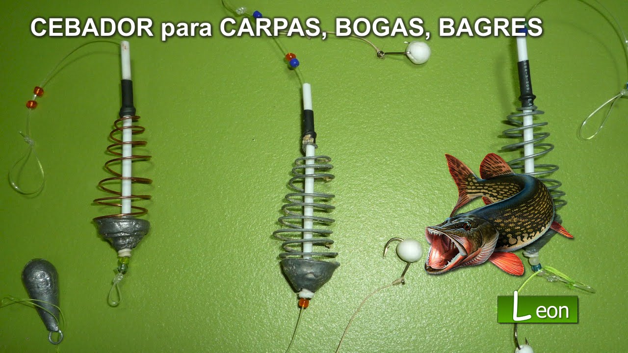 MEJOR APAREJO DE PESCA. Modificar CEBADOR para PESCAR CARPAS, BOGAS etc.