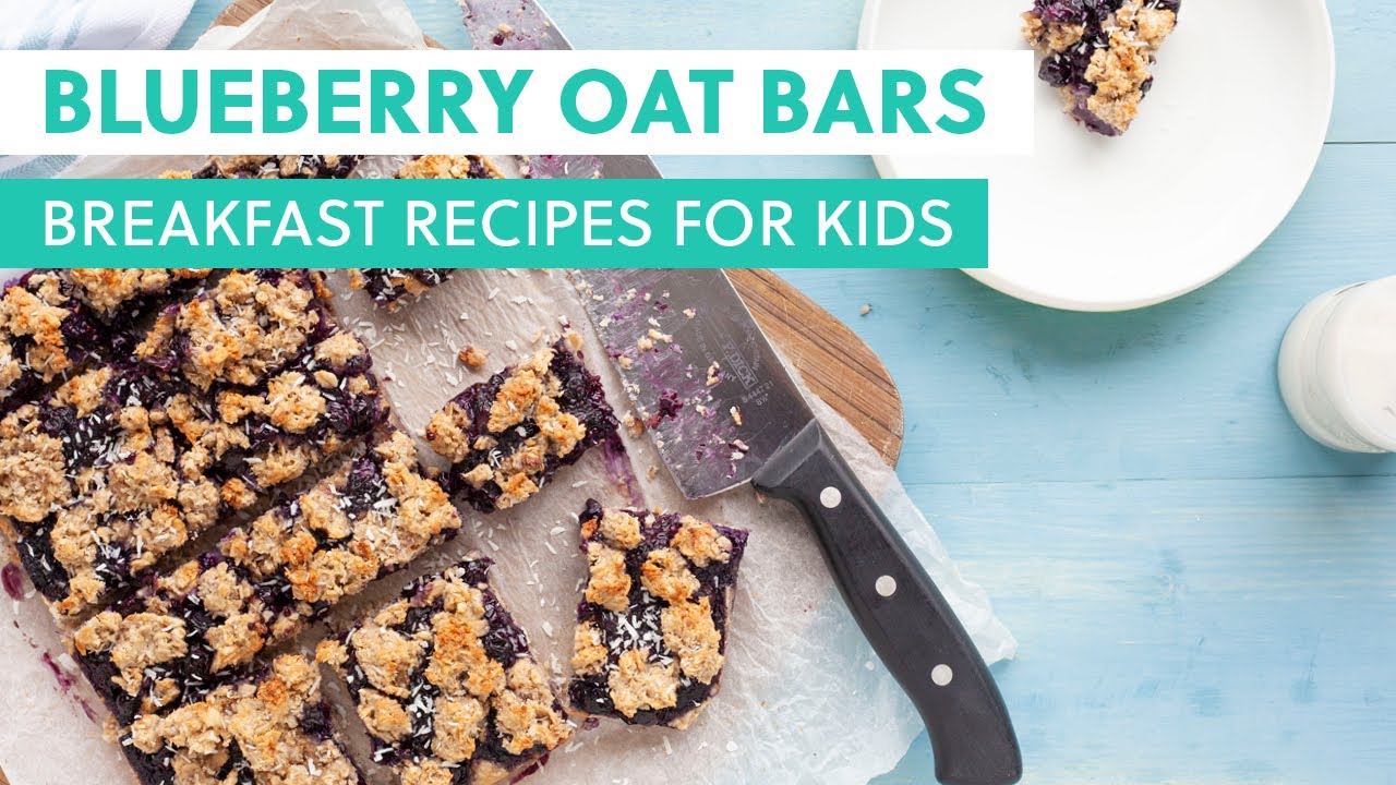 Blueberry Oat Bars - Delicious and Super Healthy Recipes Perfect for Little Hands