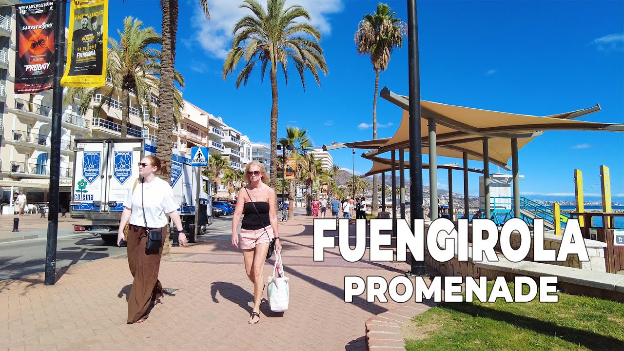Fuengirola Promenade October 21, 2025 Walking Tour Malaga Costa del Sol Spain [4K]