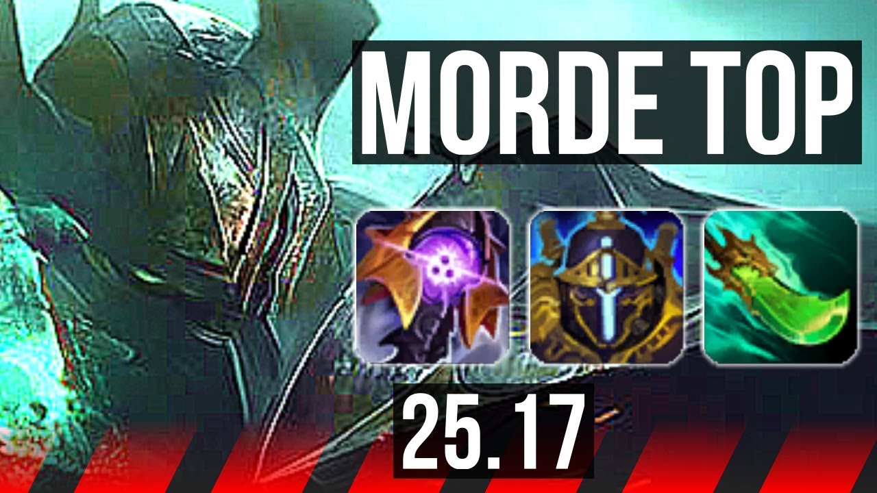 MORDEKAISER vs JAX (TOP) | 7 solo kills, Dominating | KR Grandmaster | 25.17