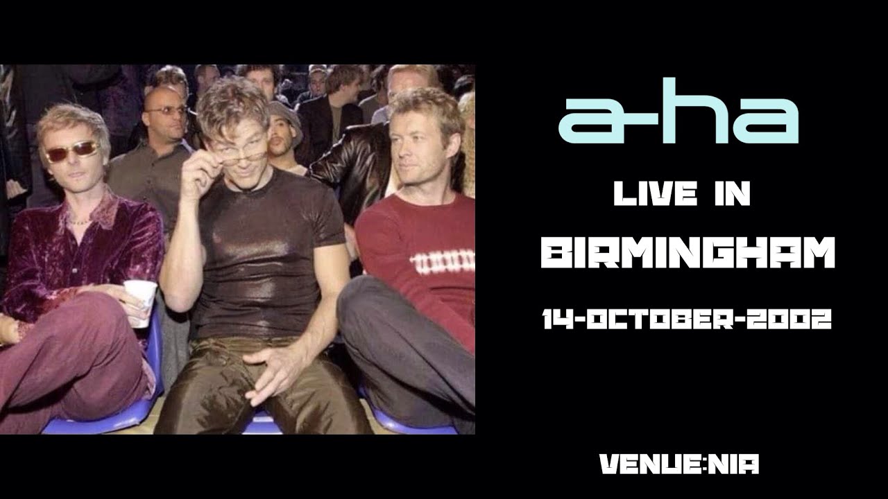 A-ha live in Birmingham, UK (14-October-2002)