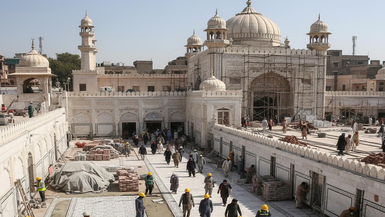 Lahore Data Darbar Development Project Underway