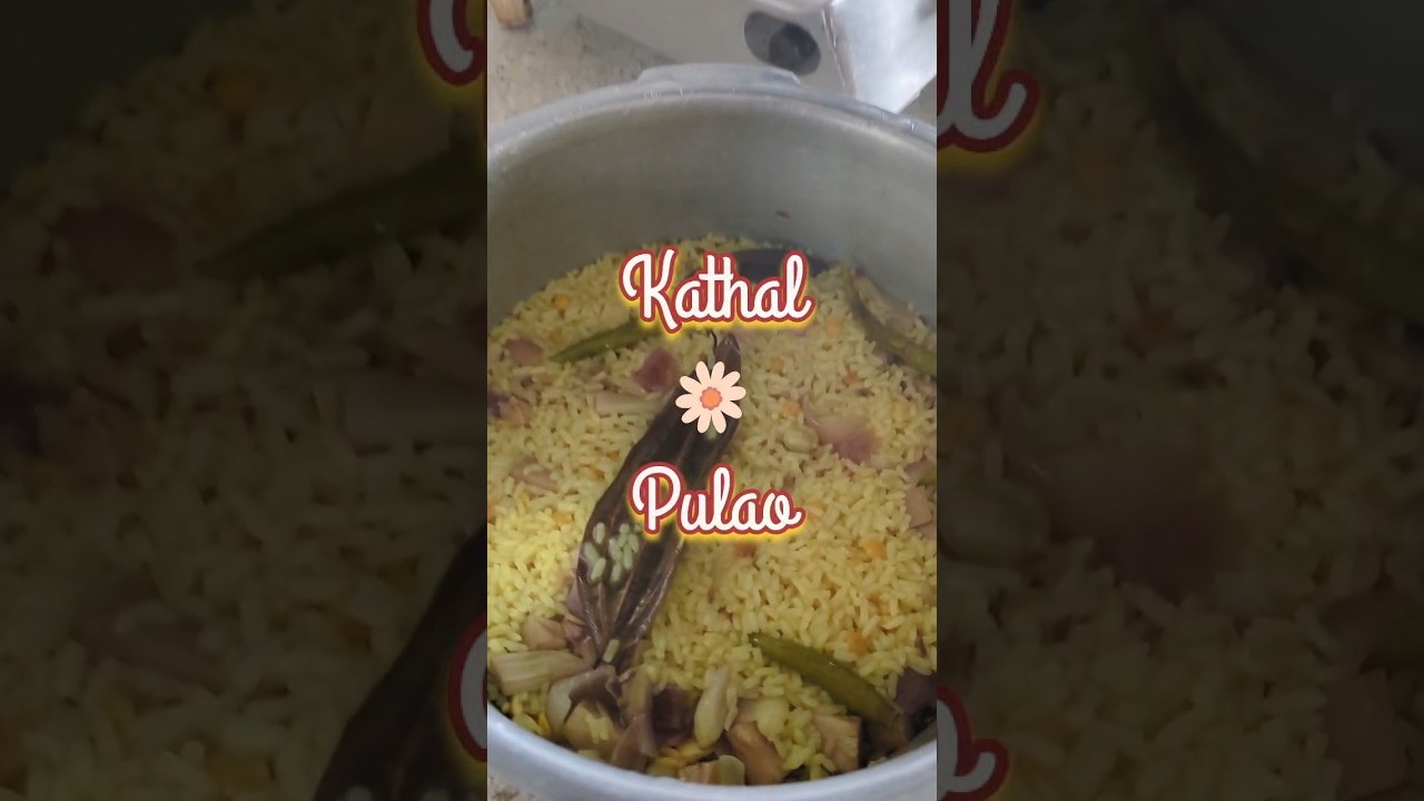 Kathal pulao | easy pressure cooker recipes |