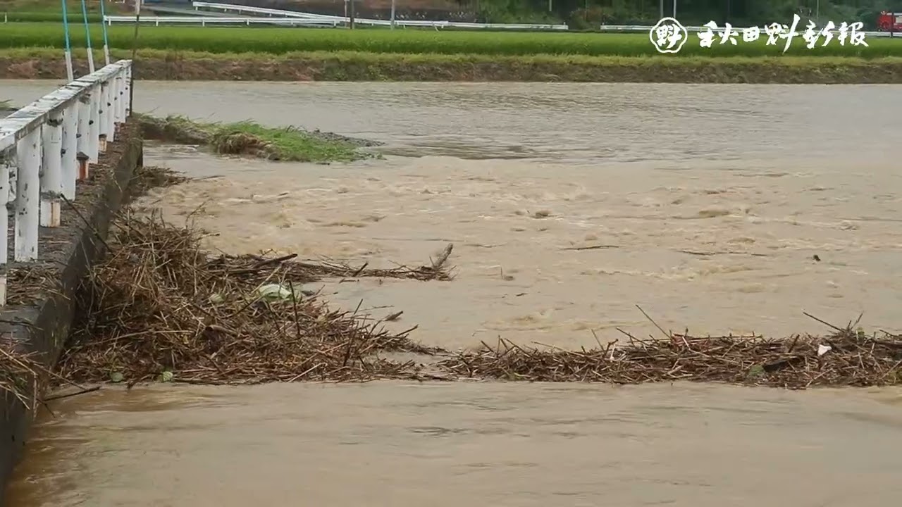 三種町の三種川氾濫　複数の建物が浸水