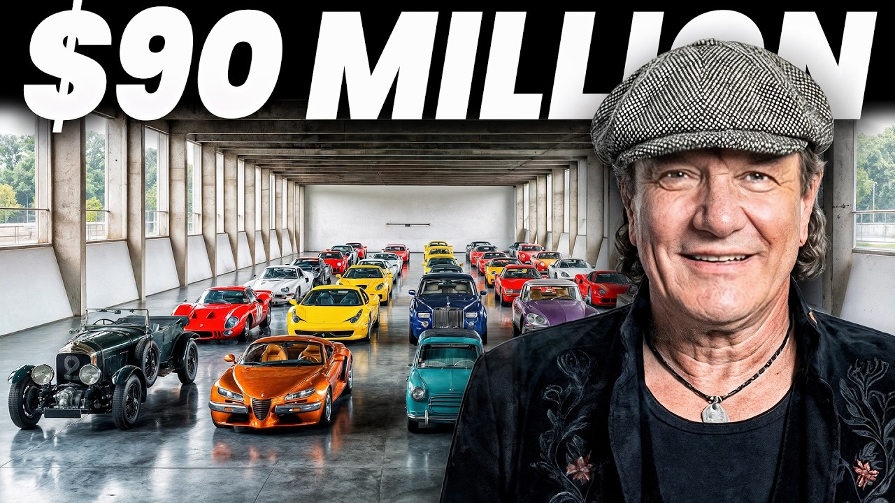 Брайан Джонсон из AC/DC обладает самой лучшей коллекцией классических автомобилей.
