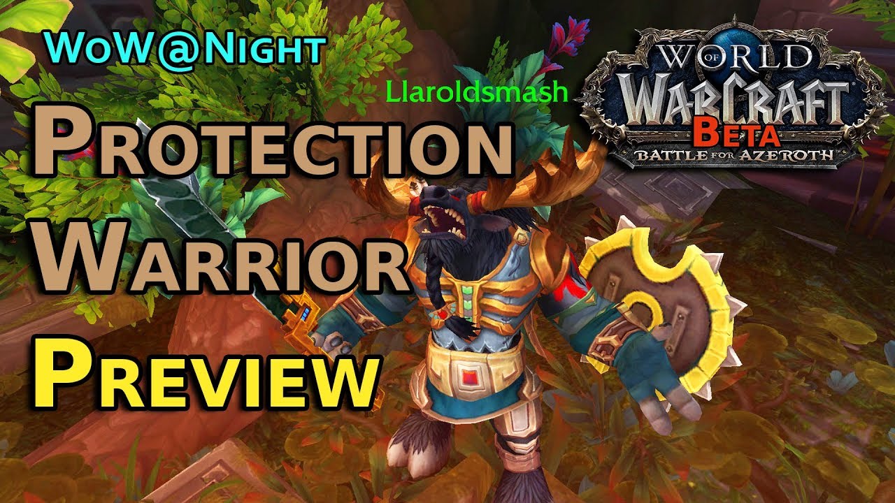 Protection Warrior Preview - BFA Beta