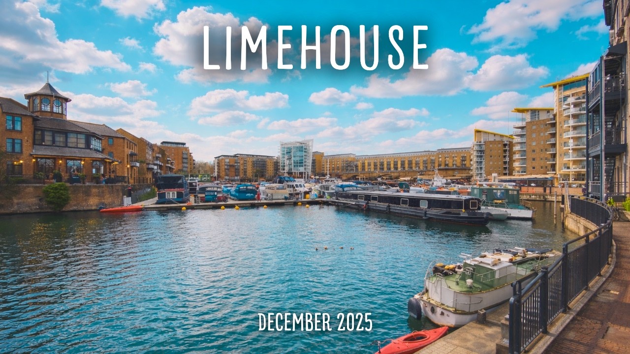 EP159 🇬🇧 London Old Docks: Canary Wharf & Limehouse