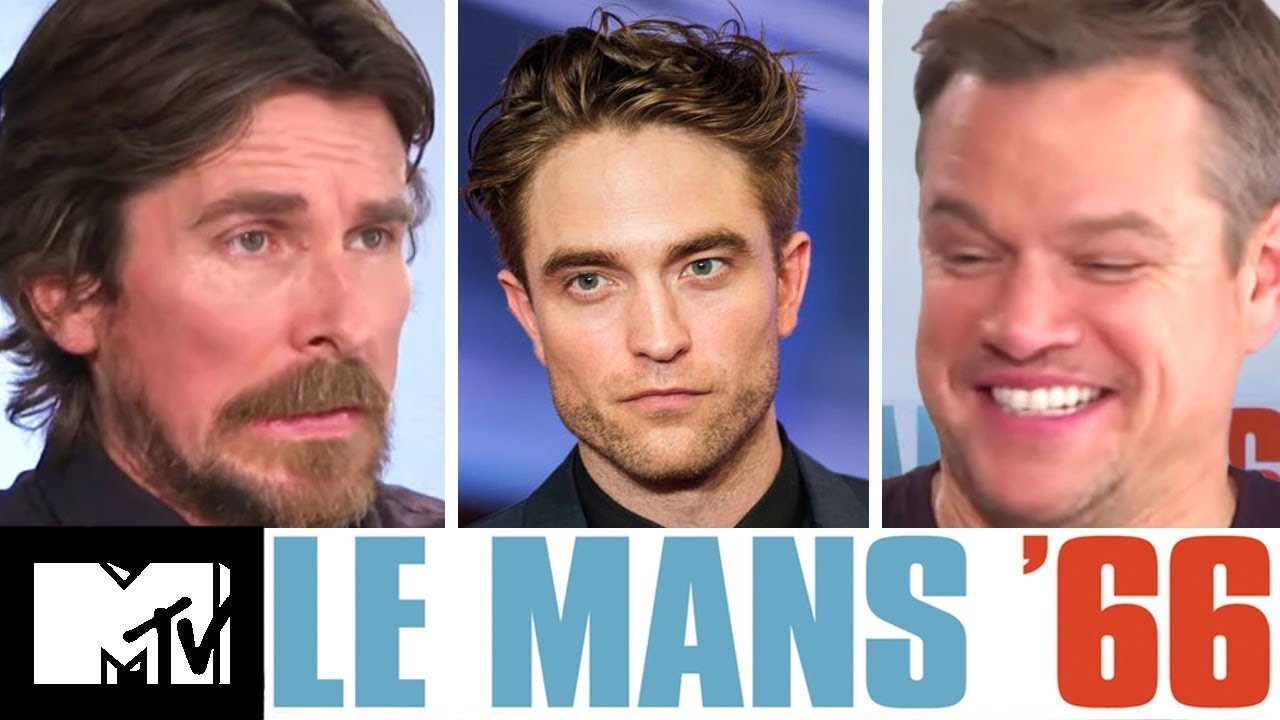 Christian Bale & Matt Damon Give Robert Pattinson Advice For Batman | Le Mans ’66 | MTV Movies