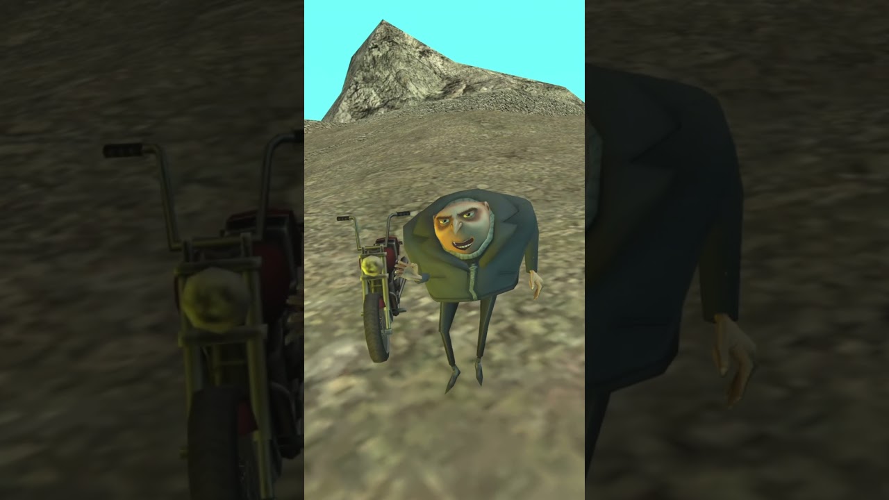 GRU ENSINA A VOAR COM MOTO