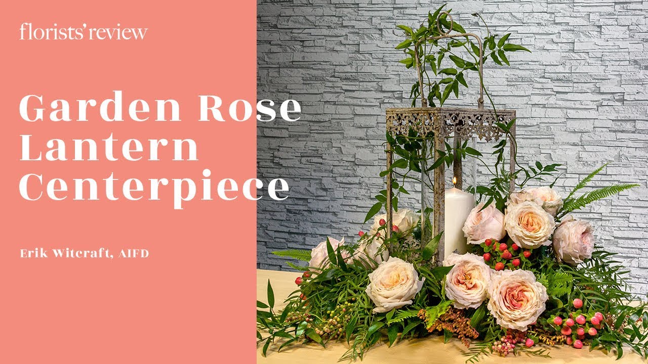 Garden Rose Lantern Centerpiece How-to Design
