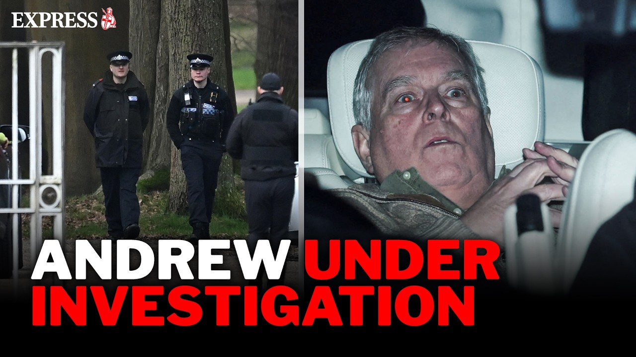 Police swoop in at Andrew's former homes after ex-prince spends HOURS in custody