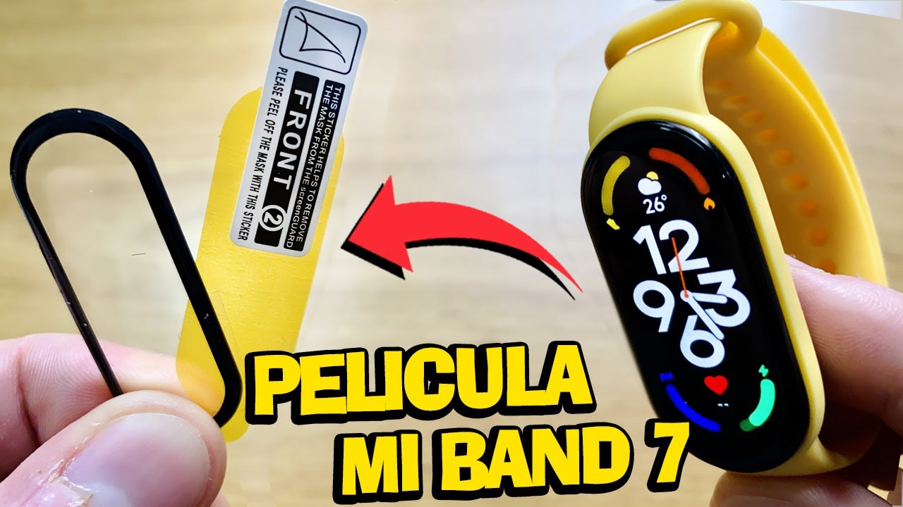 COMO APLICAR PELICULA NA MI BAND 7 e MI BAND 6 + DICAS