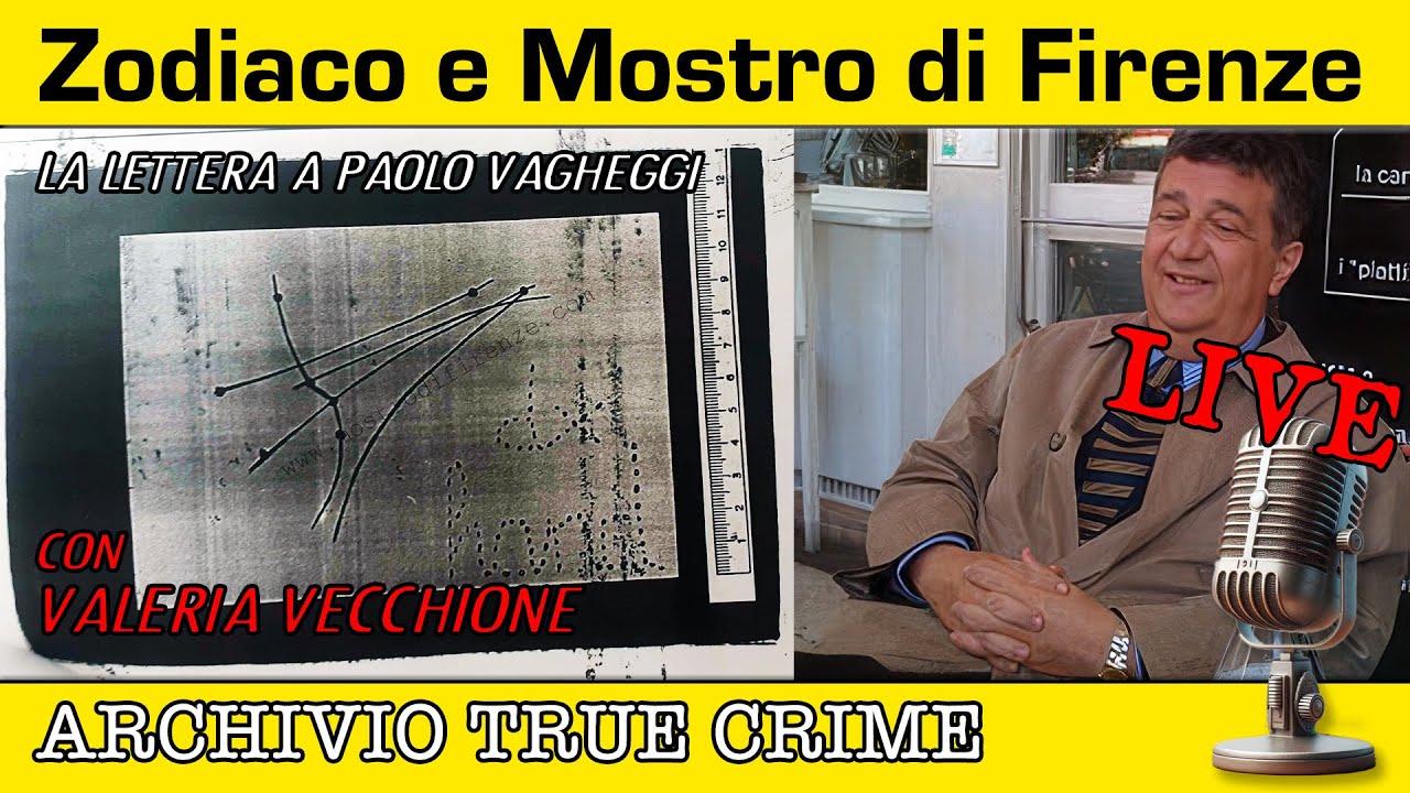 Mostro di Firenze: la lettera a Paolo Vagheggi