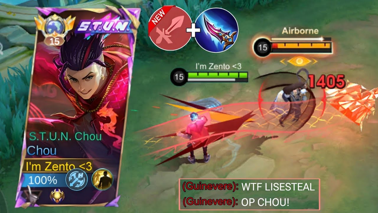 I&rsquo;M BACK! CHOU FULL CRITICAL BUILD 🔥 INSTANT KILL | ONE-SHOT ENEMIES