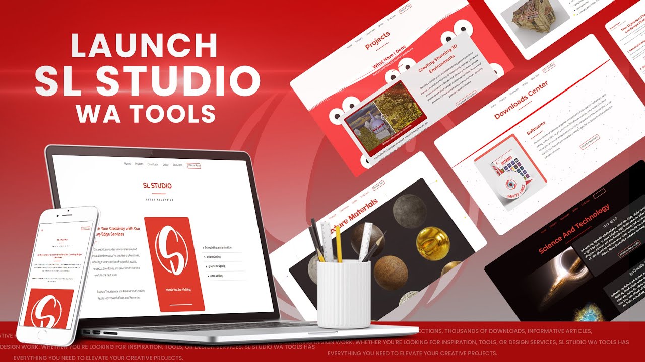 Launch SL STUDIO WA Tools - All in one Web - App Flatform