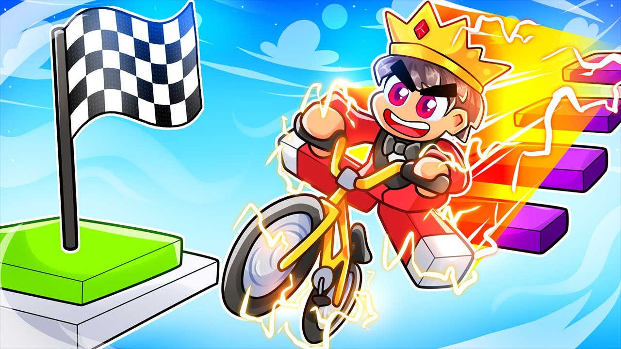 Going 9,272,788 MPH in Roblox Bike Obby!