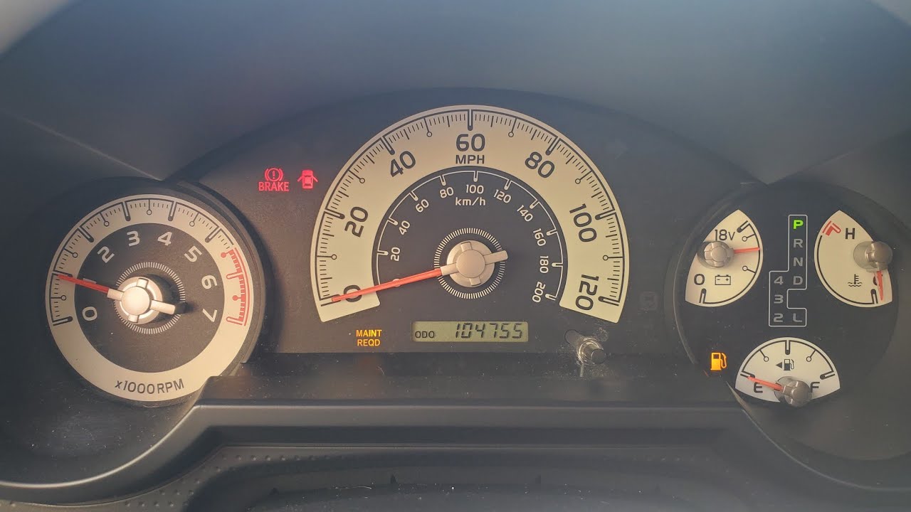 How to: Clear the Maintenance Required Light 2010 FJ Cruise