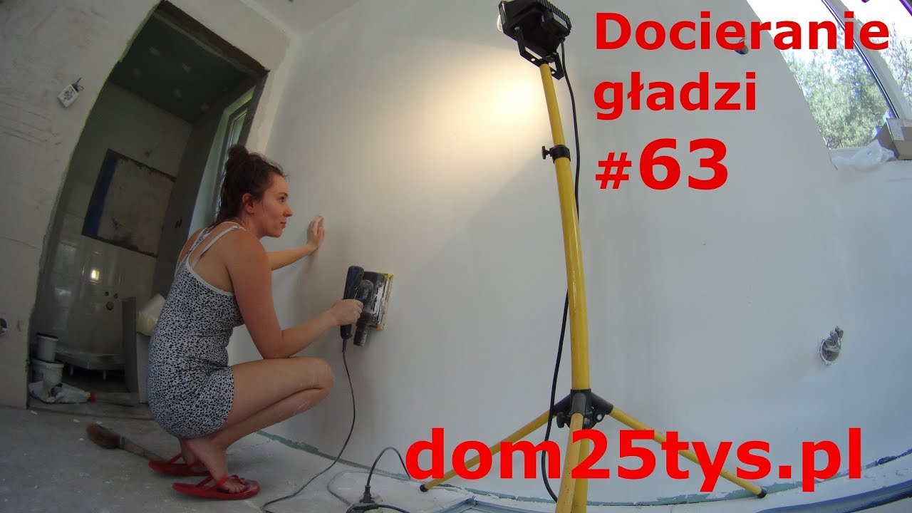 Docieranie gładzi, Dom bez pozwolenie, dom za 25 tys, zrób to sam/sama #63, #pawełwaga