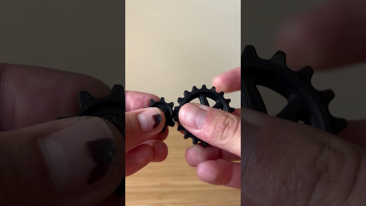 Mechanical Movement Monday #2 - The Spur Gear (Part 1) #3dprinted