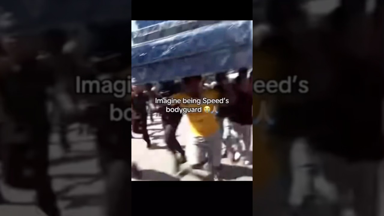 IMAGINE BEING SPEED’S BODYGUARD #ishowspeed #streamer