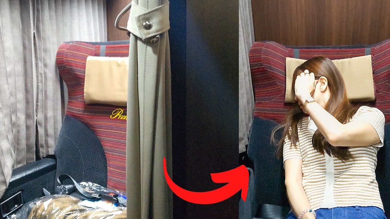 $100! Путешествие на автобусе капсульного отеля Dream Relier 🚌😴 Осака - Токио, Япония🇯🇵