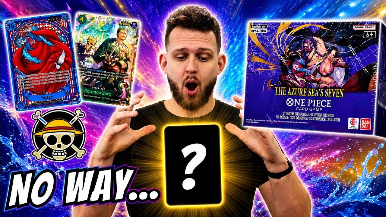 OP-14 (Azure Sea's Seven) Booster Box Opening HUGE PULL!