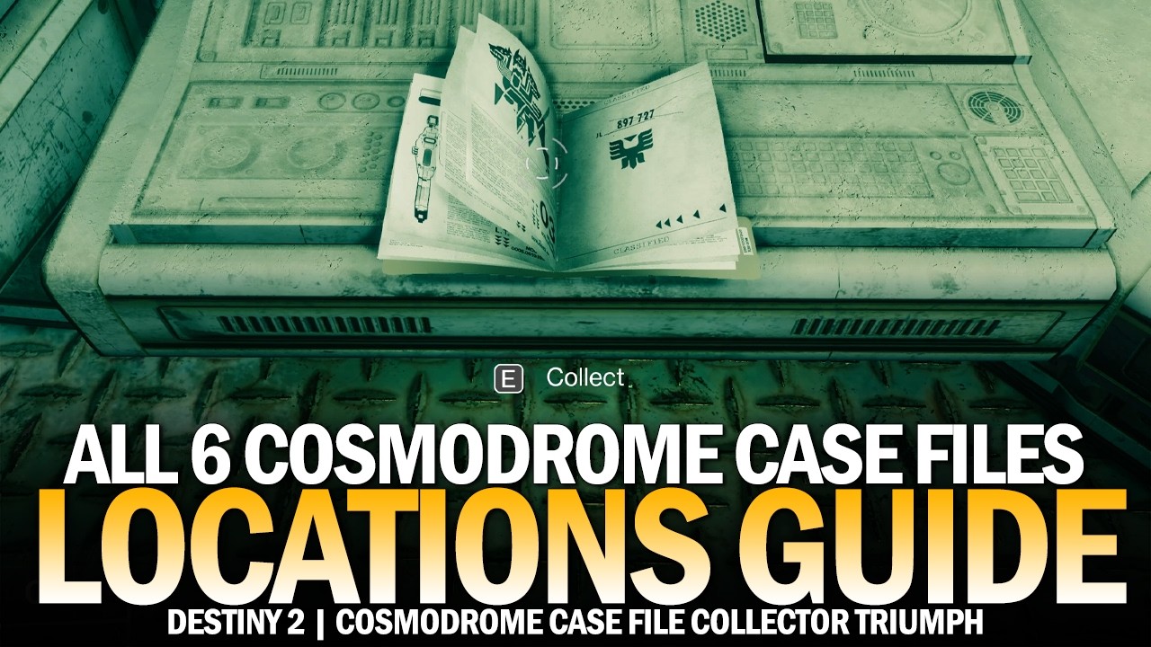 All 6 Cosmodrome Case Files Location Guide (Cosmodrome Case File Collector) [Destiny 2]