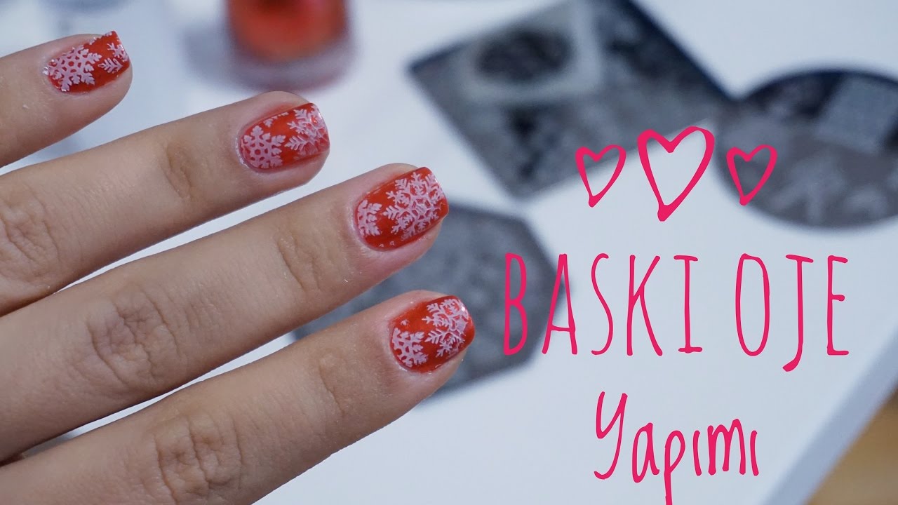 Baskı Oje Nasıl Yapılır? Yılbaşı Konsepti