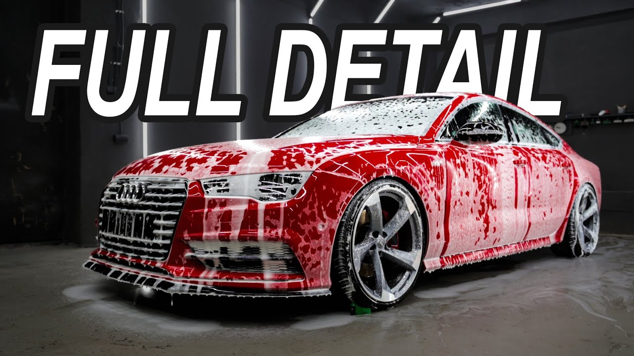 Audi A7 Full Detailing – Foam Wash, Paint Correction & Ceramic Coating