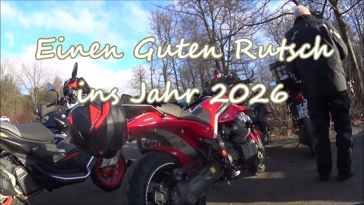24.12.2025 Deister Parkplatz. Nienstedter Pass. Die Motorradgemeinschaft Stärkt. Auf ins Neue Jahr.