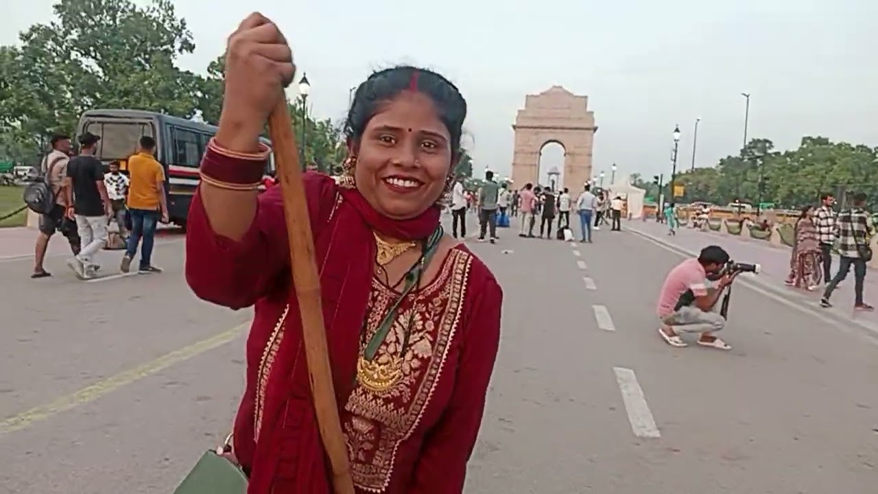 friend log support Karen dekho itni dur ham gaye hain India gate🙏🙏🙏😱😱😱💯💯