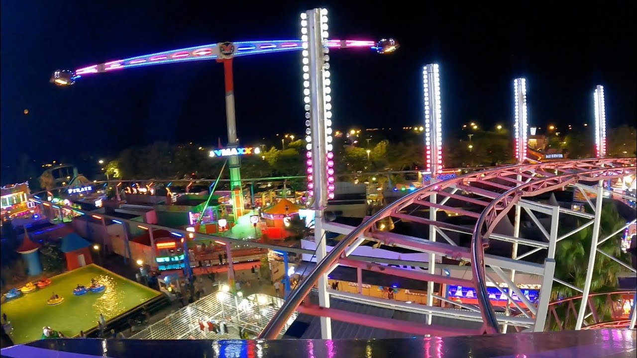 Roller Coaster - Mounted HD On-Ride POV | 🇫🇷 Luna Park Cap d'Agde 2022