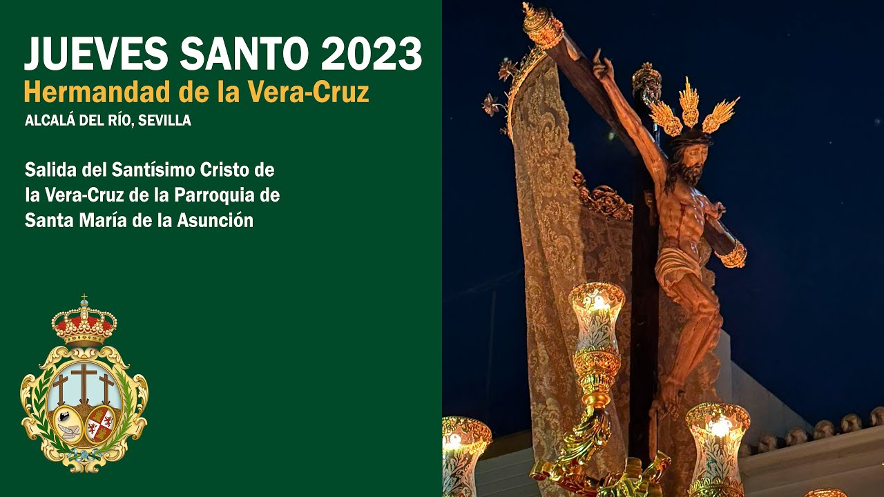 Salida del Santísimo Cristo de la Vera-Cruz de la Parroquia - Madrugada del Jueves Santo de 2023