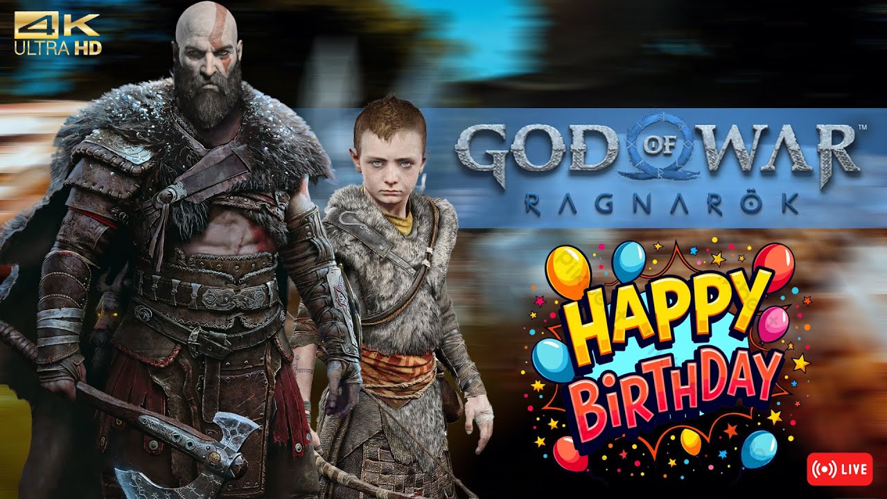 EXPLORING GOD OF WAR RAGNAROK ON LIVE.. || HAPPY BIRTHDAY TO APPU @AppuxGaming 