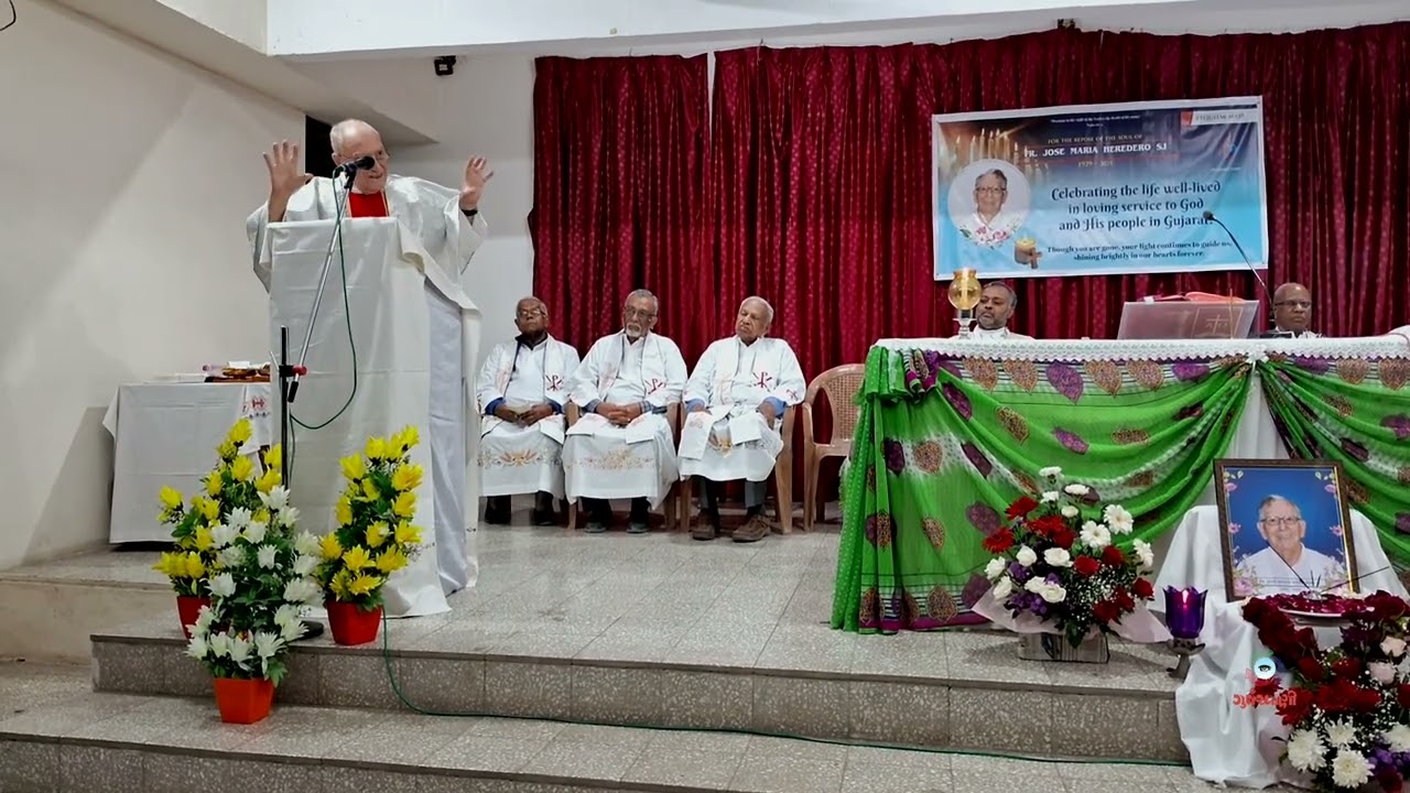 Fr Heredero RIP Memorial Mass Premal Jyoti,Ahmedabad. #gurjarvanicreations