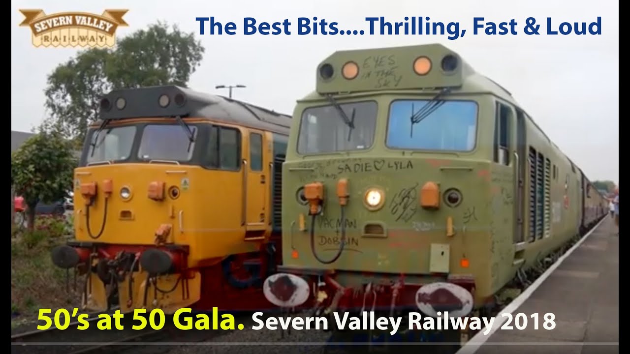 Class 50 at 50 Golden Jubilee at the SVR Remix  A Fast Moving 15 minutes!