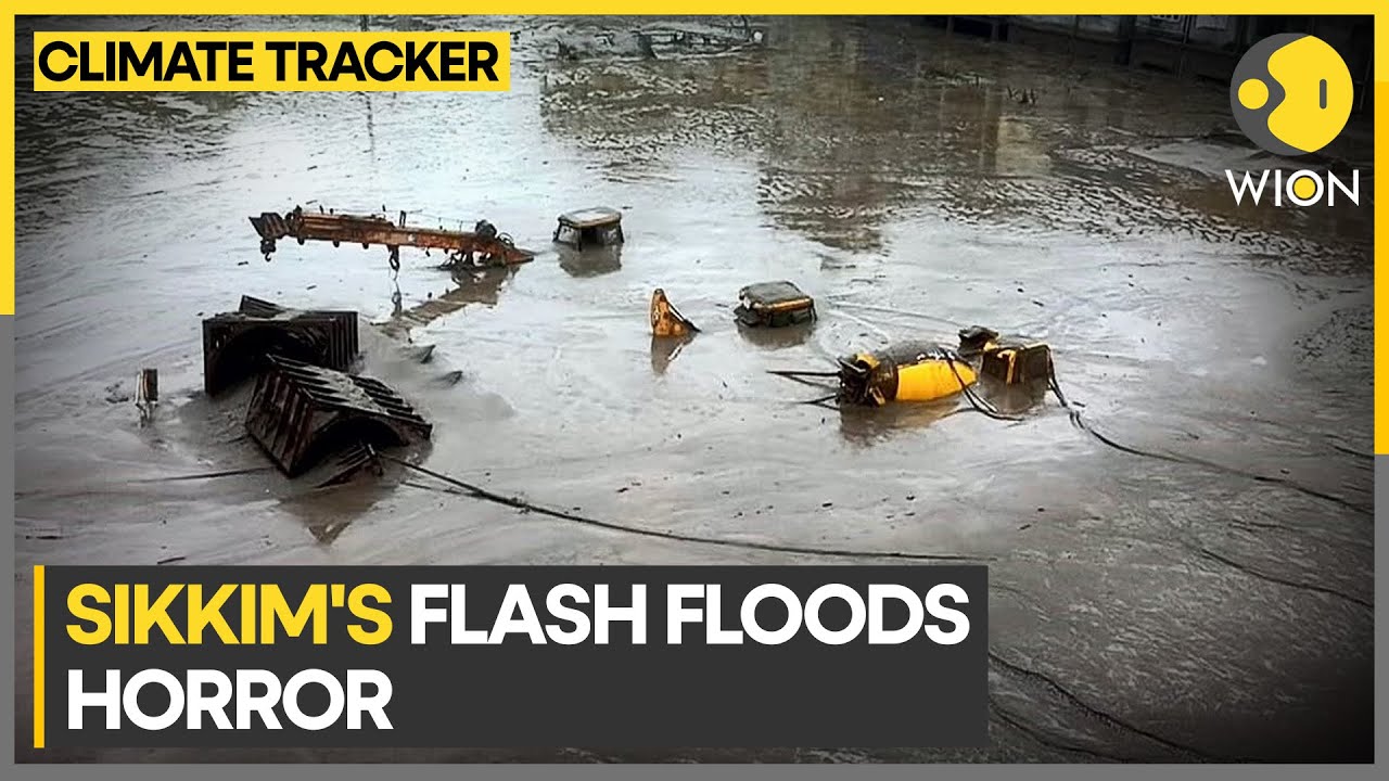 Sikkim flash floods leave trail of destruction | WION Climate Tracker