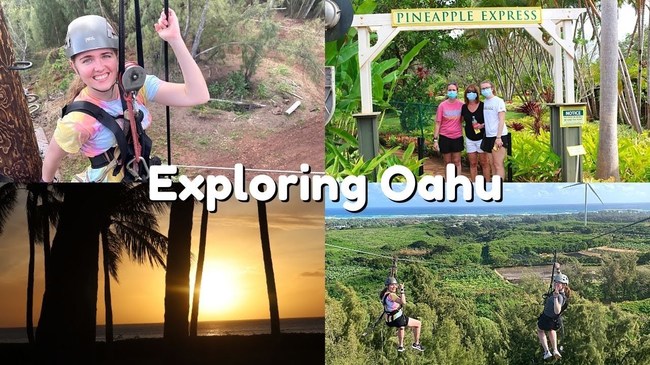 Ziplining in Hawaii and Exploring the Island of Oahu
