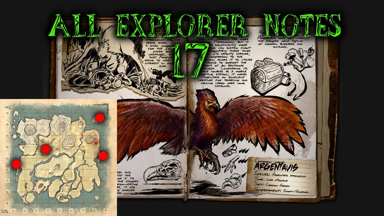 How To Find All Explorer Notes On The Island! | Ark: Survival Evolved | Part 17 (Finale)