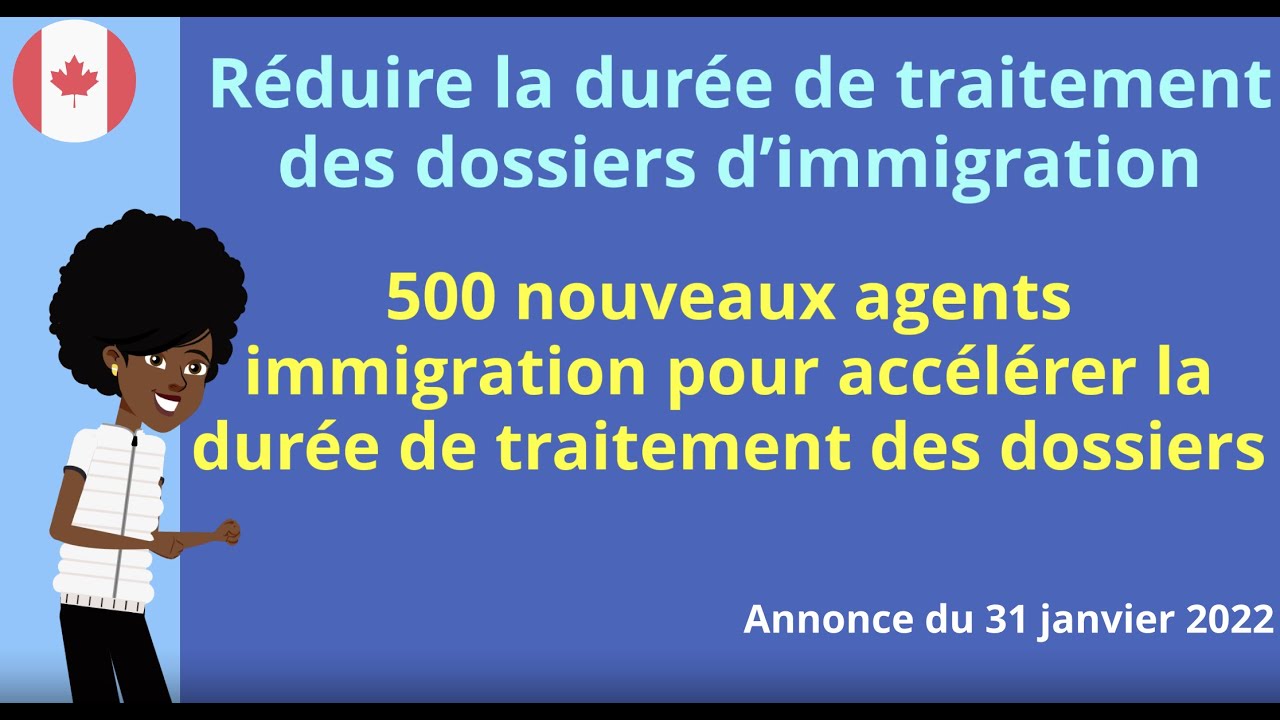 Du nouveau pour l'immigration au Canada  : Réduction des délais de traitement des dossiers