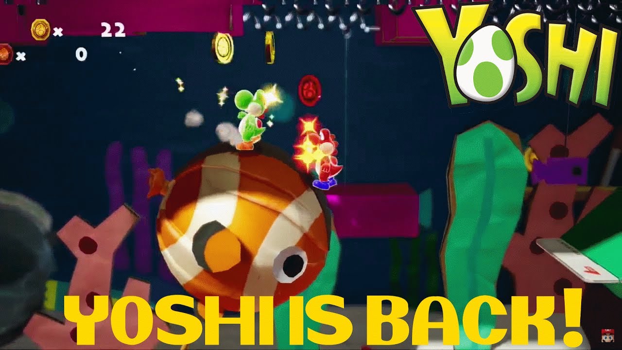 LIVE REACTION - YOSHI 2018 FOR SWITCH E3 2017 TRAILER