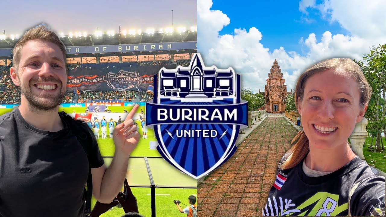 Buriram Thailand Travel Vlog (ISAAN): Buriram United vs Chonburi, трасса MotoGP, Volcano Park