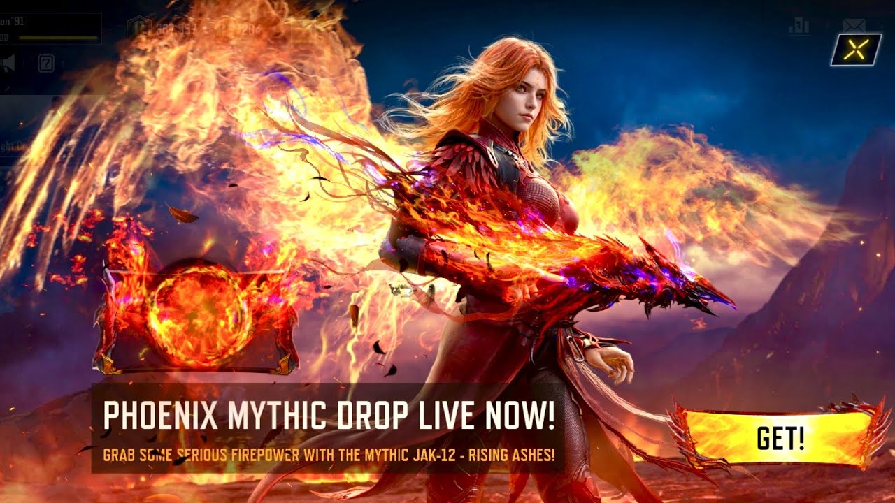 Finally got the First Mythic Shotgun - Mythic JAK 12 Rising Ashes 🔥| PHOENIX MYTHIC DROP CODM 🔥 