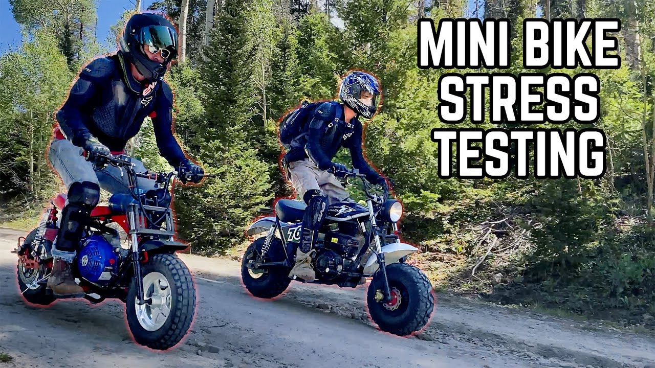 Mini Bikes vs. the Rockies | TrailMaster MB200 x Hurricane x Full Suspension Mega Moto Shootout!