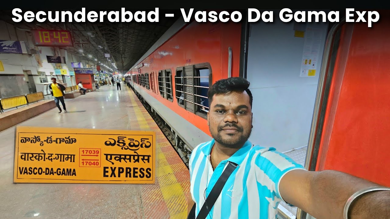 Secunderabad - Vasco Da Gama Express | *तेलंगाना और कर्नाटक से होते हुए गोवा तक का रोमांचक सफर*