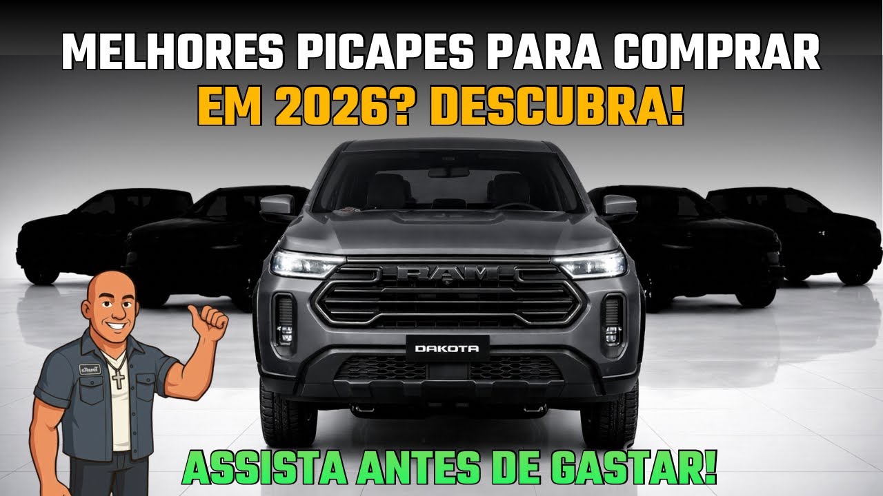As 5 MELHORES Caminhonetes para Comprar em 2026 (Ranking Definitivo)